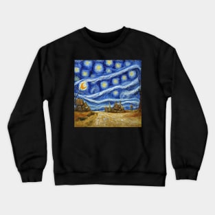 Starry Night Style Crewneck Sweatshirt